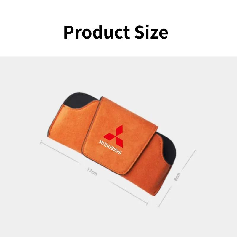 Car Glasses Box Sun Visor Eyeglass Case Car Interior Accessories for Mitsubishi Lancer Outlander ASX Pajero L200 Triton