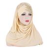 Muslim Women Long Scarf Pull On Ready Wear Instant Hijab Chemo Cap One Piece Amira Head Wrap Turban Femme Shawl Bandanas Scarves