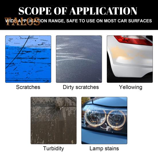 Крем для ремонта царапин на автомобиле 120 мл, полировальный воск для ремонта царапин на автомобильной краске, средство для глубокого заполнения царапин на транспортных средствах, набор для удаления царапин на автомобиле с губкой и