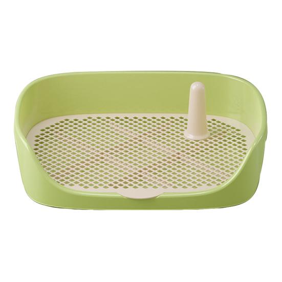 Pet Dog Toilet Portable Pet Lavatory with Protection Wall Potty Training Toilet with Grille Litter Box for Cat Puppy Small Medium Dogs