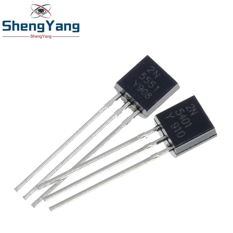 TZT 50 шт./лот Модуль регулирования напряжения 2N5551 2N5401 5551 5401 (25 шт* 2N5401+25 шт* 2N5551 )