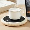 Intelligent Touch Control Dish Heating Plate Round Coaster Warmer Cat Bowl Heater  Winter