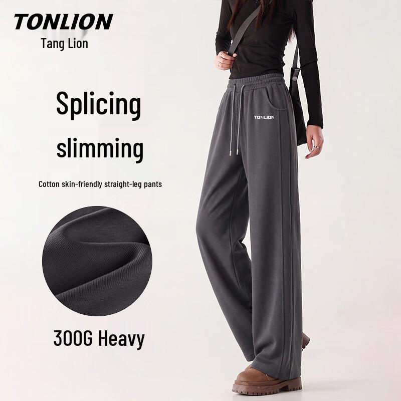 Женские прямые спортивные штаны TonLion со вставками