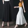 Women's Pants Elastic High Waist Wide-Leg Palazzo Trousers Loose Beach Long Pants