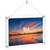 BValley Clear Acrylic Photo Picture Stand Type Photo Transparent Horizontal and Vertical B4 Frame, Frame, Frame, Double-sided Picture, Poster,