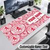 Middlesbrough Personalized Large Mouse Pad Custom Name Text Extended Desk Mat Gaming Mousepad