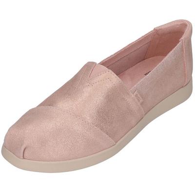 Женская обувь TOMS Shoes Alpargata plus espadrille pale rose металлик