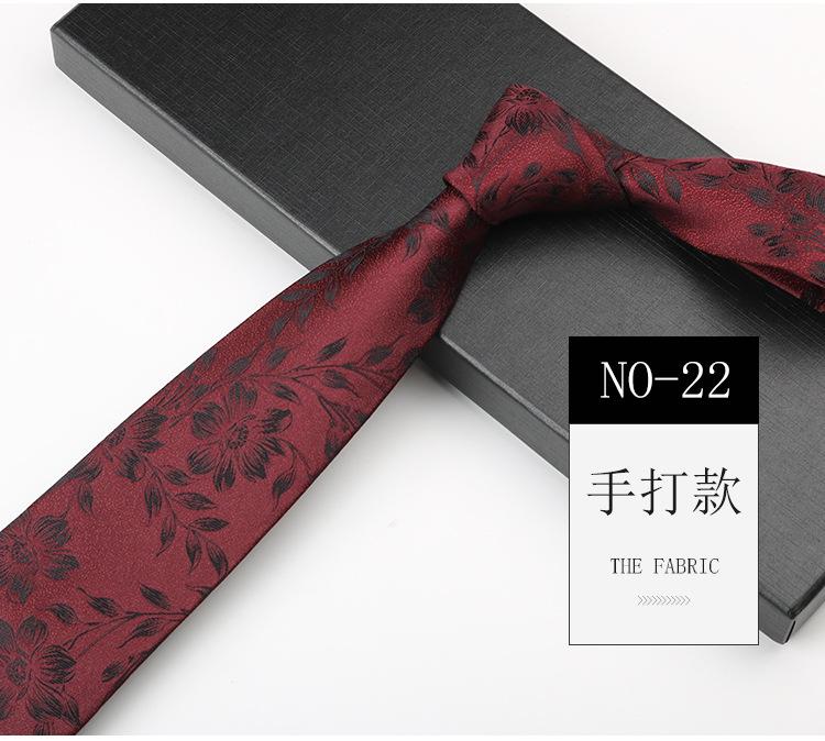 Красный галстук Мужской свадебный костюм шафера Костюм жениха Свадебное платье Деловой узор Ручная вязка