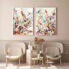 Abstract Flowers Wall Art Pictures Canvas Painting Minimalist Modern Fashion Posters and Prints for Living Room Home Decor