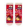 Cotton New Year Red Socks Mahjong Women Festival Socks Creative Horse Year Red Socks  Autumn Winter