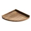Fan Shaped Shelves Corner Shelves Home Decor Ample Storage Space Easy Installation Elegant Design High Quality Wood