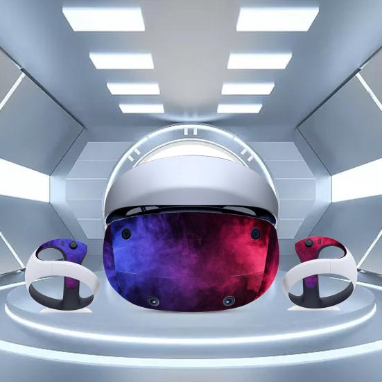 Наклейка для VR-очков Уникальный прозрачный узор Защитная от царапин Легко устанавливается Наклейка для очков VR-гарнитуры для PS VR2