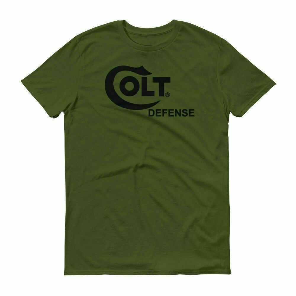 26 Colt Defense Black Logo T Shirt 2nd Amendment Pro Gun Rights Tee Rifle Pistol Unisex T-Shirt