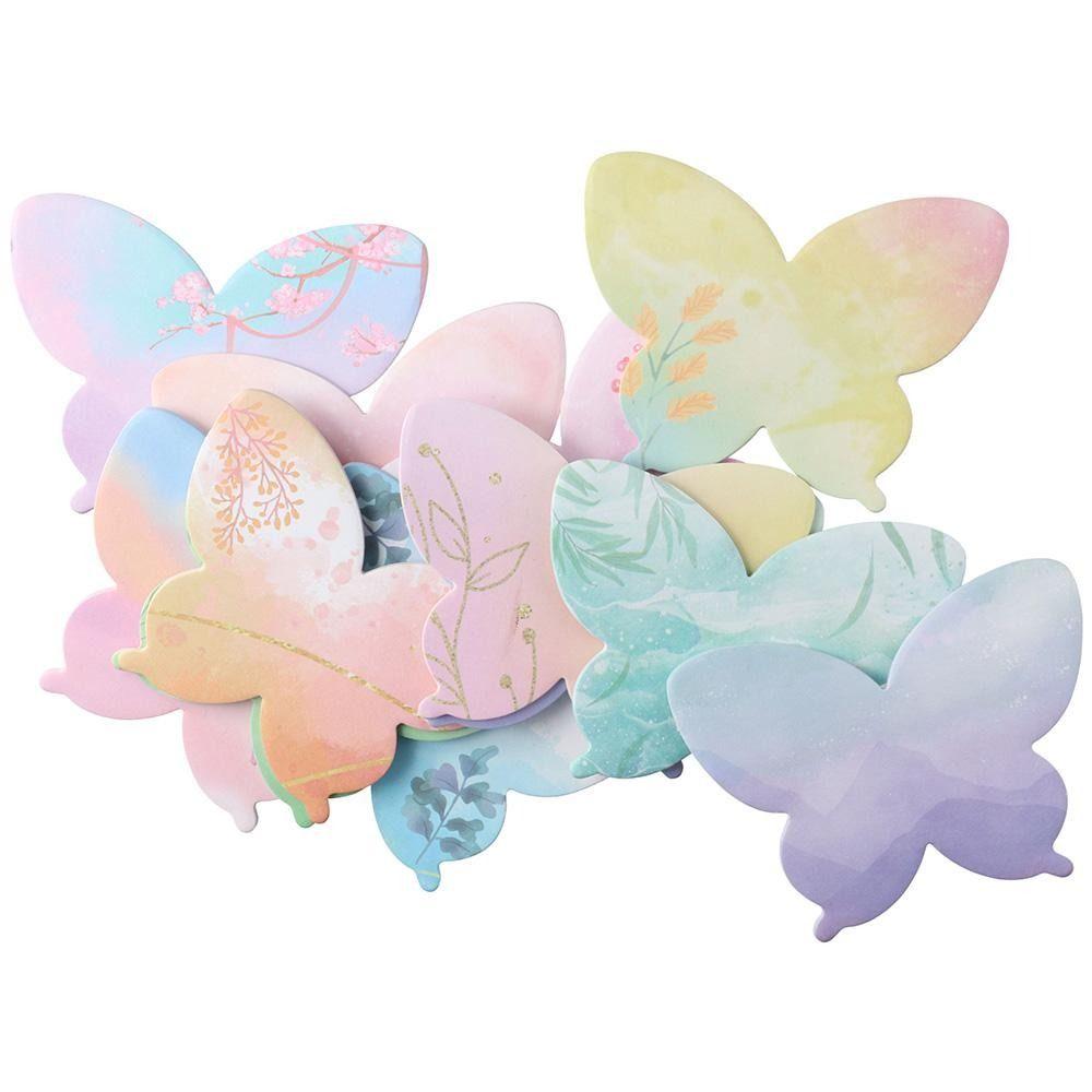 Butterfly Shaped Butterfly Sticky Notes 240 Sheets Notebook Planner Sticker Notepad  Office Use