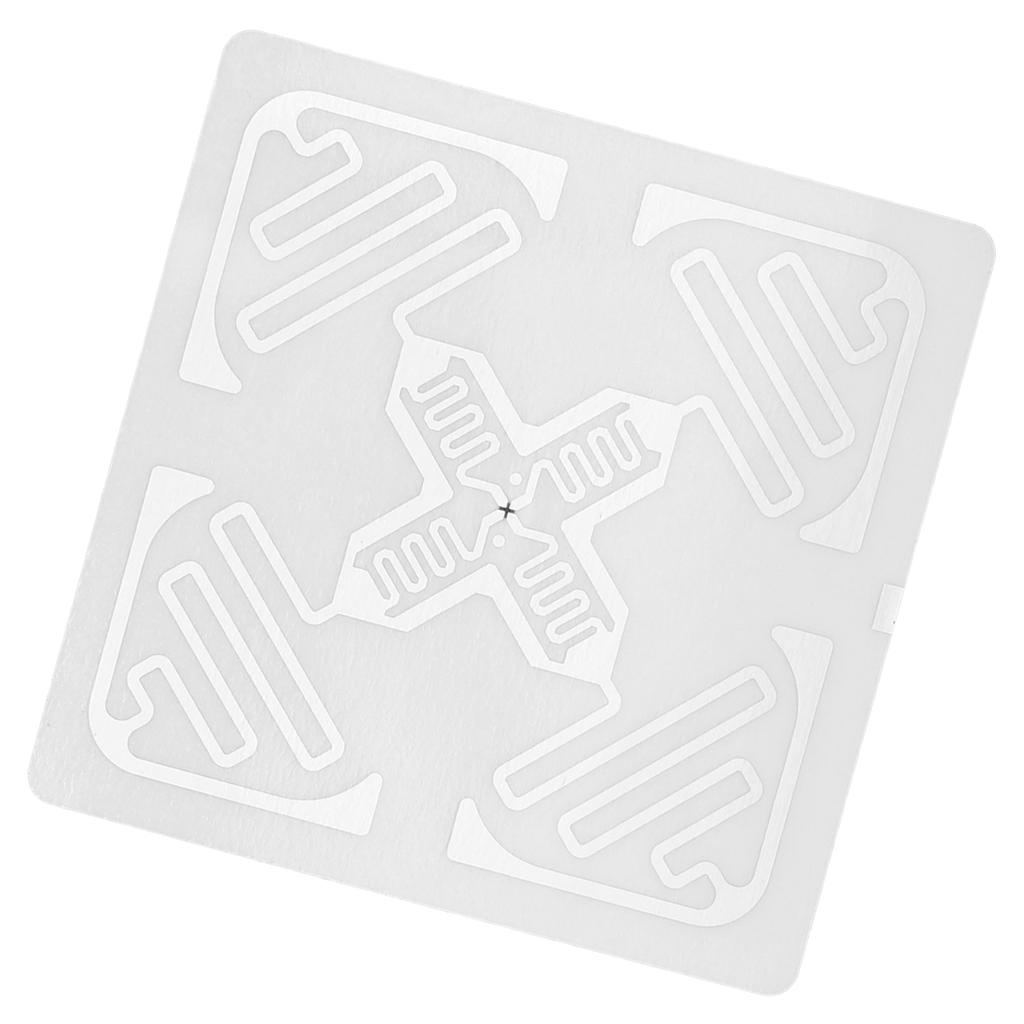 100 шт. UHF RFID-этикеток 860‑960 МГц Электронная идентификационная метка для управления складскими активами