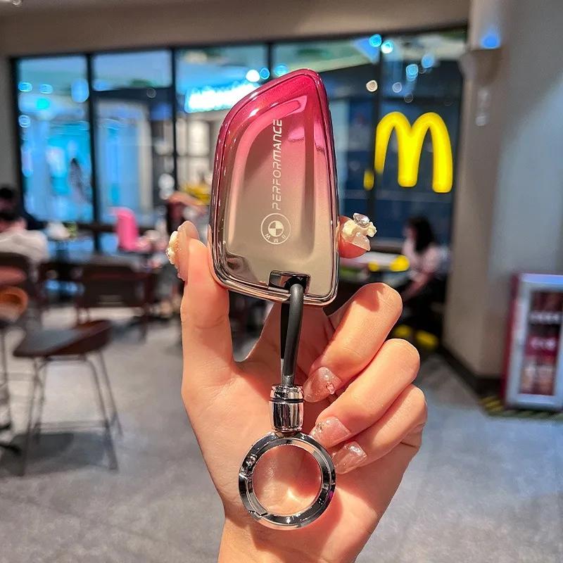 Car Sticker Hot 2025 Car Remote Key Case Cover Shell Fob For BMW F30 F31 F32 F34 F20 F21 F07 F10 1 3 5 7 Series X1 X3 G01 X4 G02