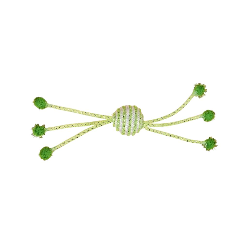 Interactive 6- String Ball Cats Toy With Tassels For Self-Play & Boredom Relief
