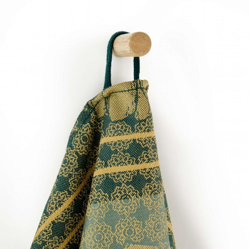 Zwoltex Marsala Gold Cotton Kitchen Towel Blue 240G 50X70Cm