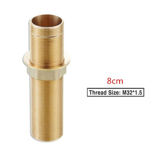 Faucet Replacement Parts Solid Brass Fixed Foot Kitchen Basin Tap Lengthened Fix Foot Mixer Installation Accessories Screw nut