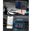 Автомобильный беспроводной адаптер Handsfree FM-передатчик с поддержкой воспроизведения MP3 и быстрой зарядки PD20W Интеллектуальная зарядка