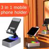 3-in-1 Bluetooth Speaker Wireless Speaker Phone Power Bank Foldable Phone Stand With Anti-Slip Pads For Video Meeting Live G1L3