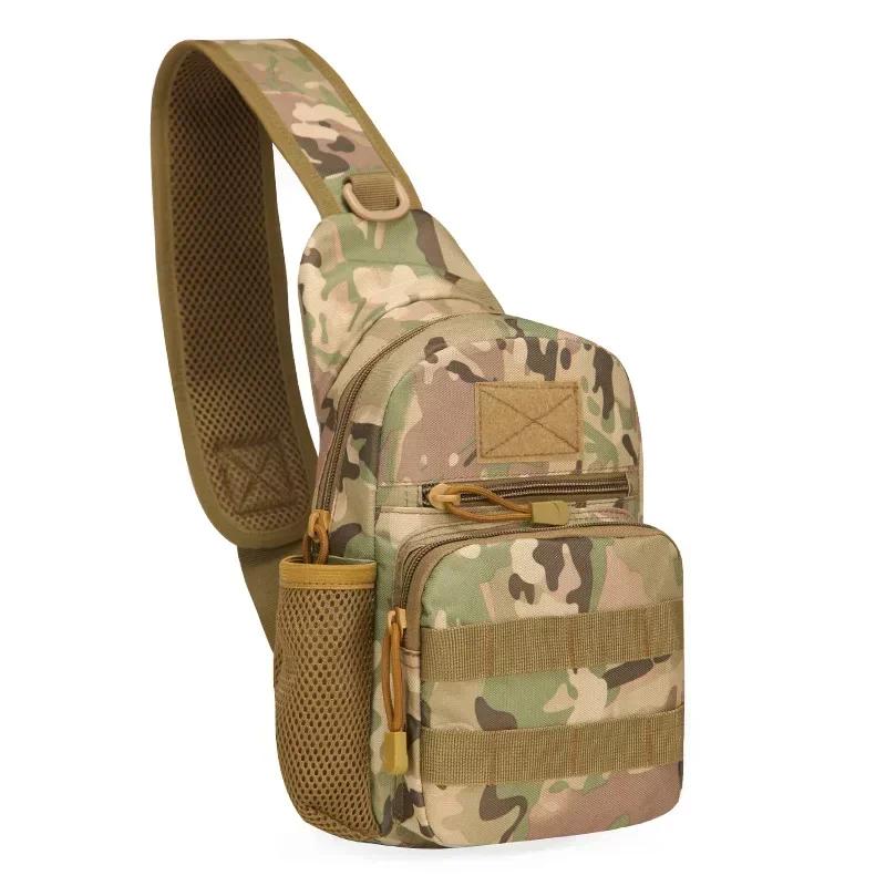 Shoulder Bag Hiking Backpack Men's Nylon Outdoor Hunting Camping Fishing Molle Hiking Chest Sling Bag