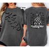 Comfort Colors Halloween Shirt: Haunted House, Bats, Spooky Graphic Tee