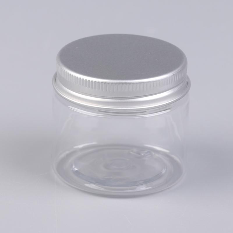 Empty Plastic Cosmetic Makeup Jar Pots Transparent Sample Bottles Eyeshadow Cream Lip Balm Container