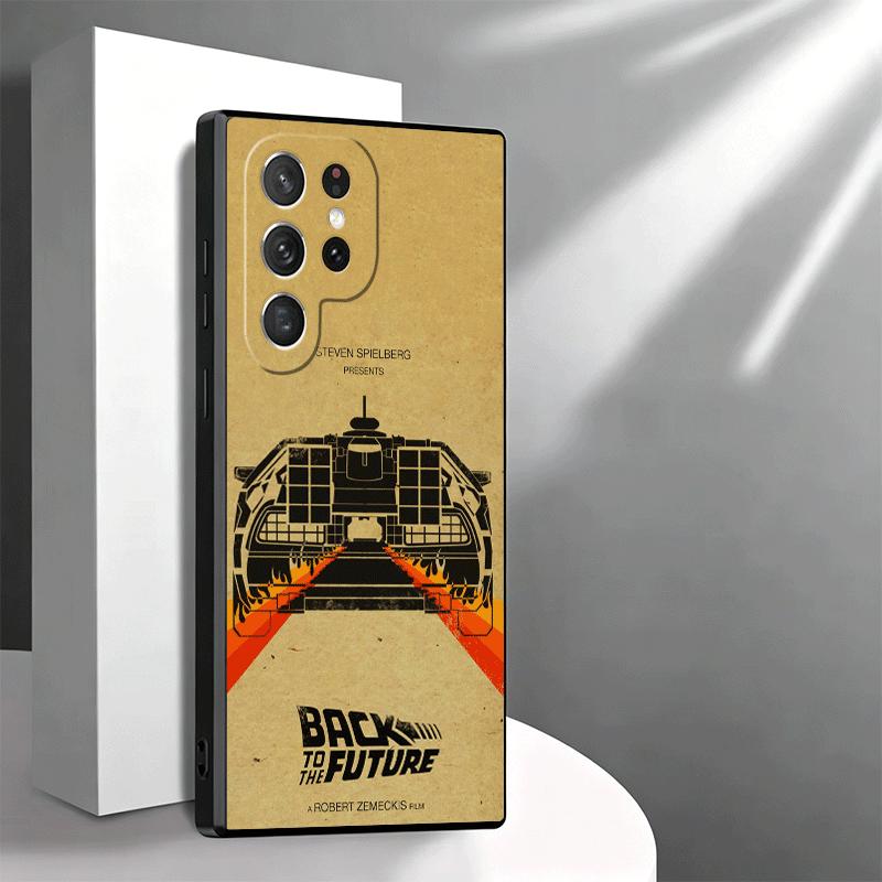 Back To The Future Soft Phone Case for Samsung Galaxy S26 S25 Edge S24 Ultra S23 Plus S22 S21 FE S20 Black Cover Back Shell