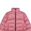 Nike X Nocta Коллаборация SUNSET PUFFER Пуховик-хлеб с молнией и воротником-стойкой Женская версия Цвет пасты из красной фасоли