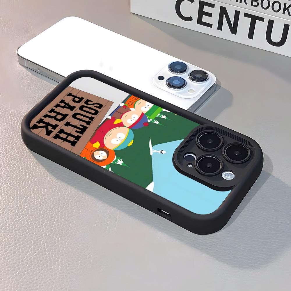 Смешной Чехол Для Телефона South Park Для IPhone 17 Air 16 E 15 14 Plus 13 12 11 Pro Max Силиконовый Мягкий Чехол