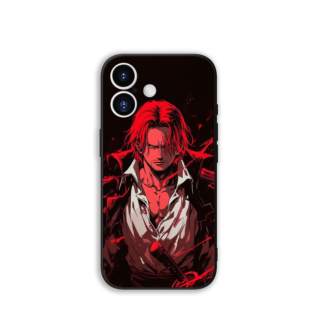 for Xiaomi Redmi 15C 15 A4 A5 9A 9T 10A 10C 9C NFC Note 11 9 8 10 Pro 8T Phone Cover Case Shanks Red Hair ONE PIECE Luffy