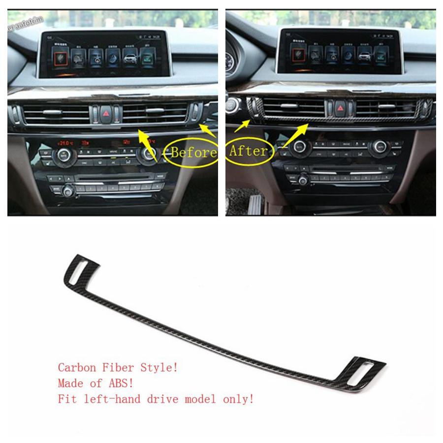 ABS Window Lift / Handle Bowl Frame / Central Control AC Air Panel Cover Trim For BMW X5 F15 2014 - 2017 / X6 F16 2015 - 2018