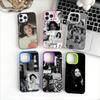 Чехол для телефона iPhone 17 16 15 14 13 12 11 Pro Max XR Plus, цветной, серебристый, матовый, с изображением певицы Селены Гомес, противоударный