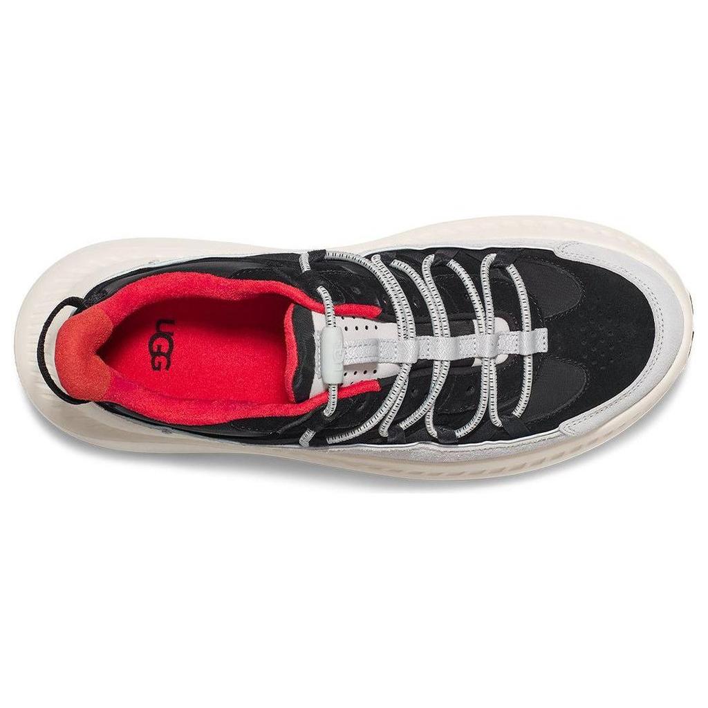 UGG Leather Minimalist Lightweight Low-Top Casual Shoes Men Sneakers Glacier-Black 1152960-GCRG