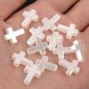 60pcs White Cross Loose Spacer Beads Handmade Bracelet Necklace Accessories  Necklace