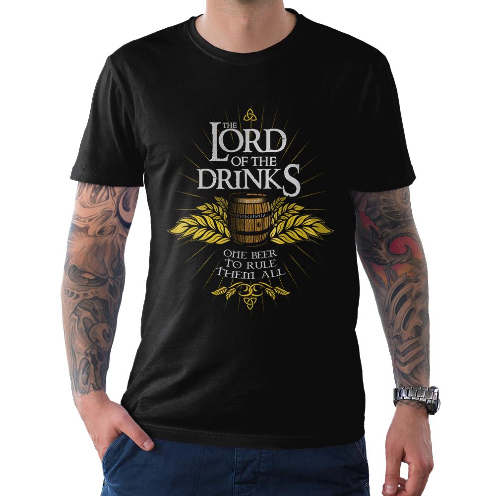 Lord of the Drinks Funny T-Shirt, J. R. R. Tolkien Shirt, Men's and Women's Sizes