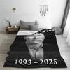 Charlie Kirk Shoot Blankets  Super Warm Aesthetic Plush Throw Blanket For Students Home Decor Flannel Bedspread Bed Cover