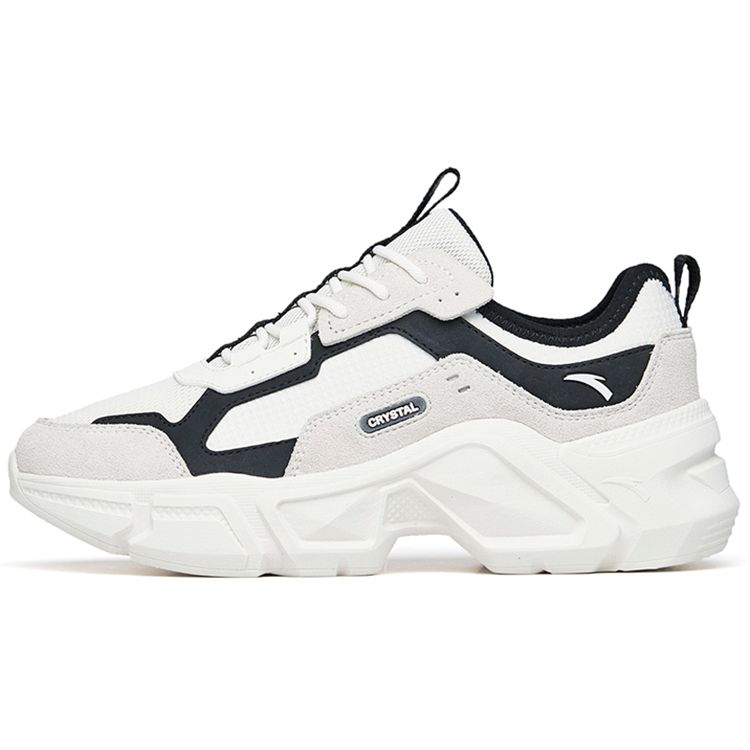 Anta Удобная спортивная обувь с амортизацией и сопротивлением скольжению женские кроссовки белые черные 122238887-2