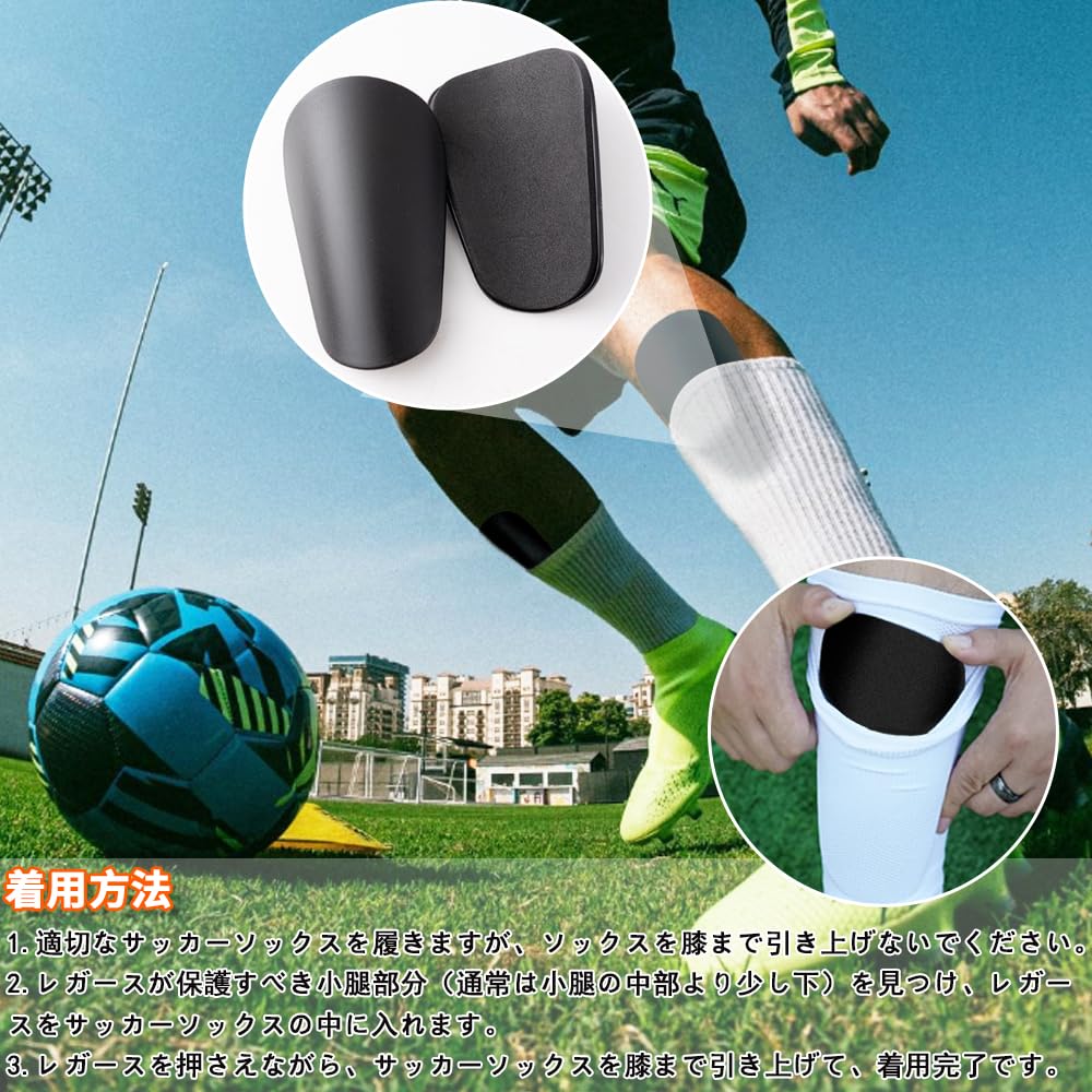 KASELIN Mini Soccer Shin Guards Shin Pads 1 Pair Mini