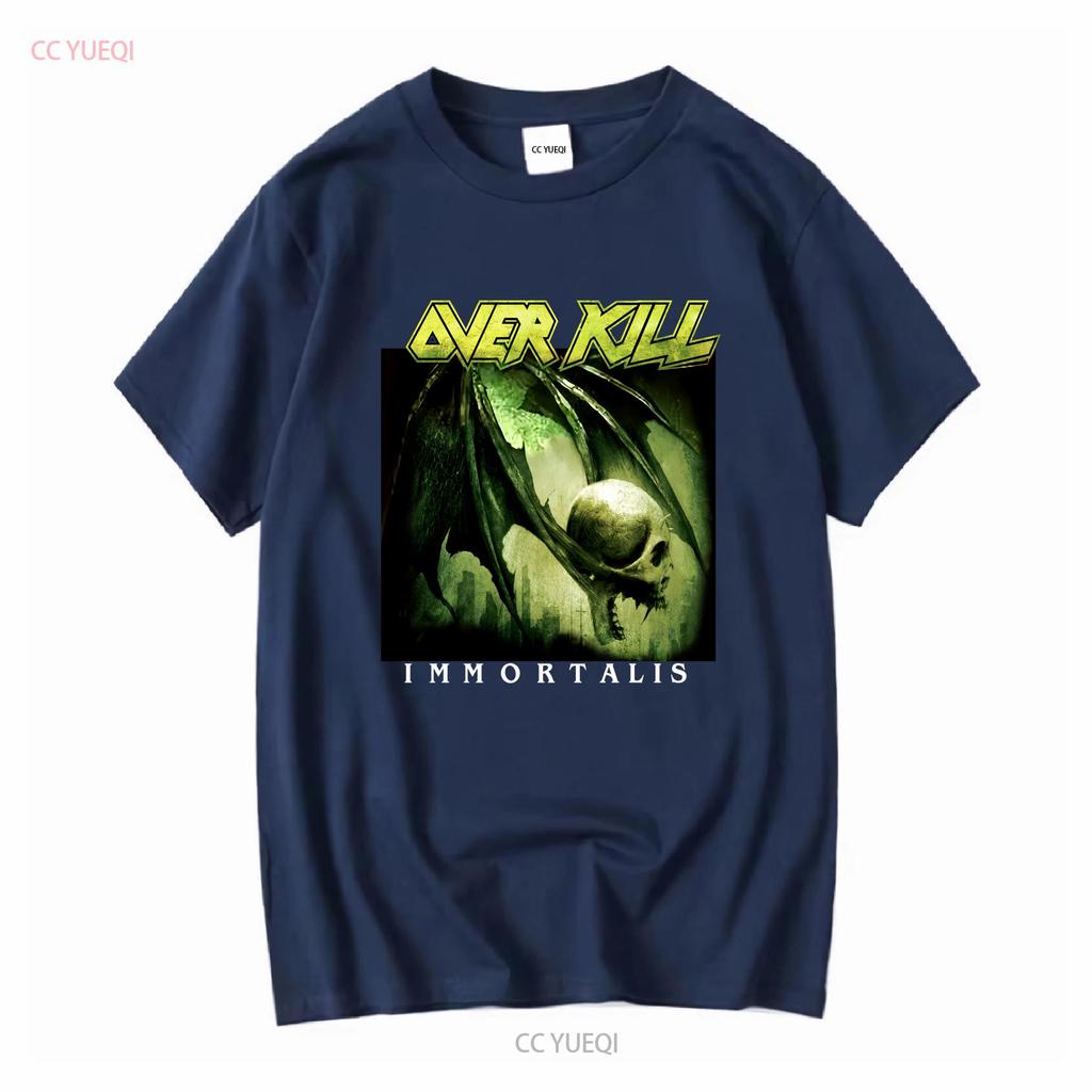 Футболка Overkill Immortalis Черная S 234XL винтажная стираная с принтом модная мужская мягкая унисекс уличная одежда эластичная стильная