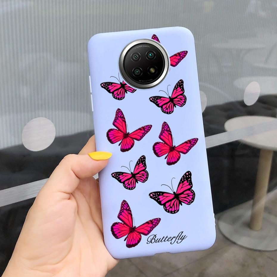 Чехол для телефона 'Цветок бабочки' для Xiaomi Redmi Note 9T 5G Funda Redmi Note 9 5G Чехол Силиконовые ТПУ чехлы для Redmi Note9 T 9T 5G