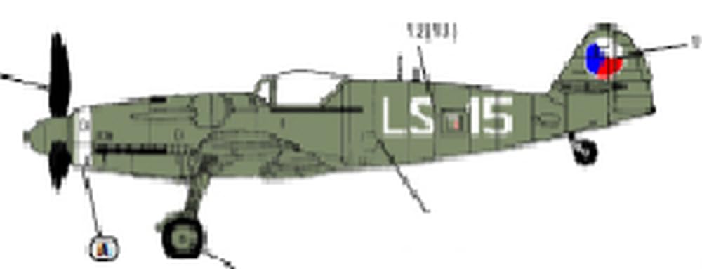 semer Пластиковая модель чешского истребителя SME72941 1/72 S-199