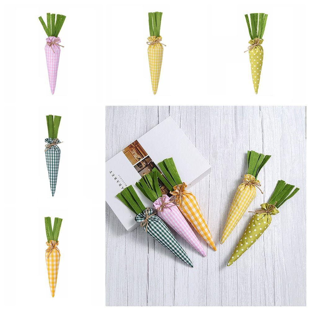 Пасхальная кукла-морковка, подвесная тканевая игрушка для вечеринки, украшение для пасхального декора