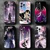 Bleach Кучики Бьякуя Мягкий чехол для телефона для iPhone 16 16E 17 Air 15 Pro Max 14 Plus 13 Mini 11 12 7 Черный чехол Задняя панель