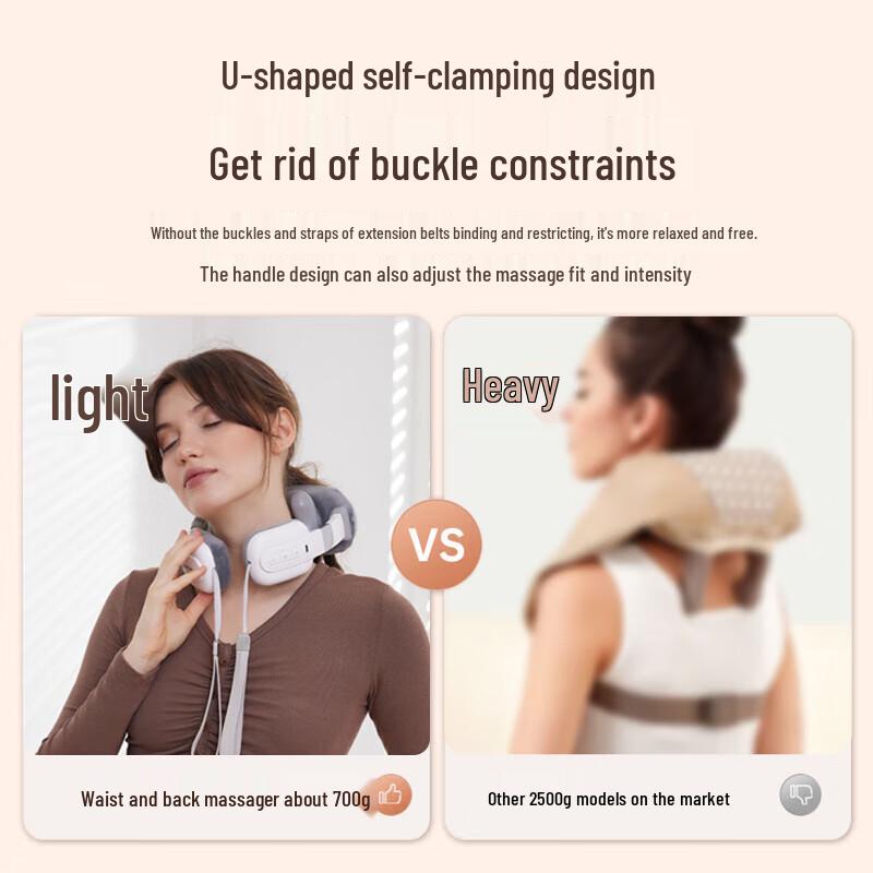 WayourCare Heated Kneading Neck & Shoulder Massager