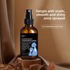 Pet hair care spray remove static electricity, brighten hair, remove body odor, open knot, leave-in day care essential oil spray
