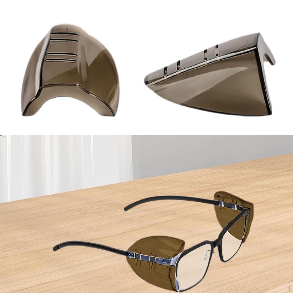 1 пара подходит для маленьких и больших очков, боковые крышки для очков для использования в помещении и на открытом воздухе
