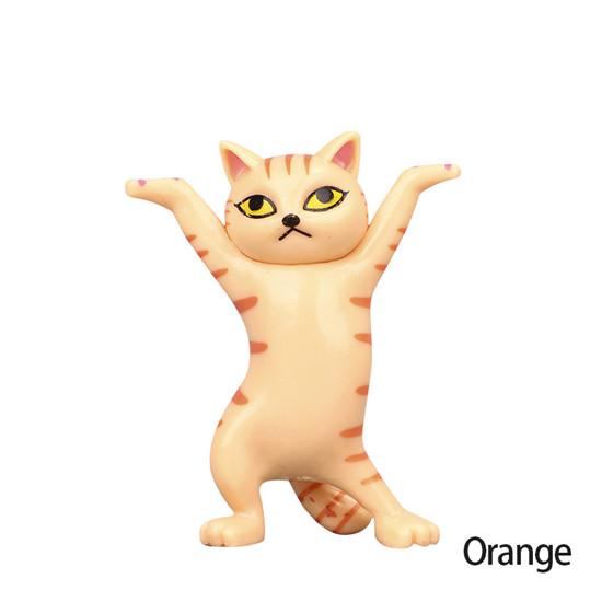 Enchanting Cat Pen Holder Cat Bracket Cute Decoration Hand-Made Home Decor Cat Ornaments Easter Decoration