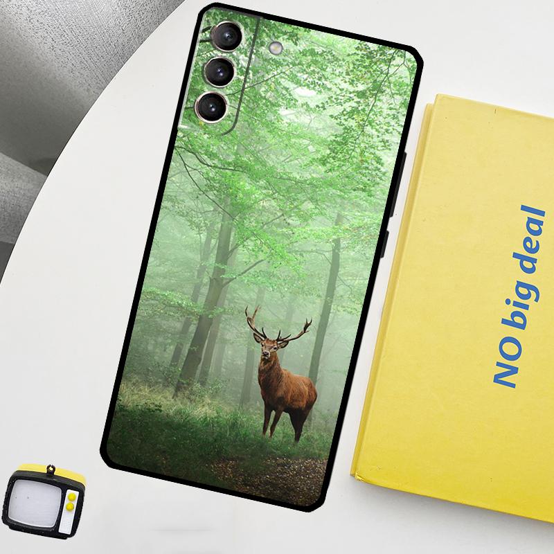 Чехол Deer Funda для Samsung Galaxy S22 Ultra S23 FE S9 S10 Note 10 Plus Note 20 Ultra S20 S21 FE